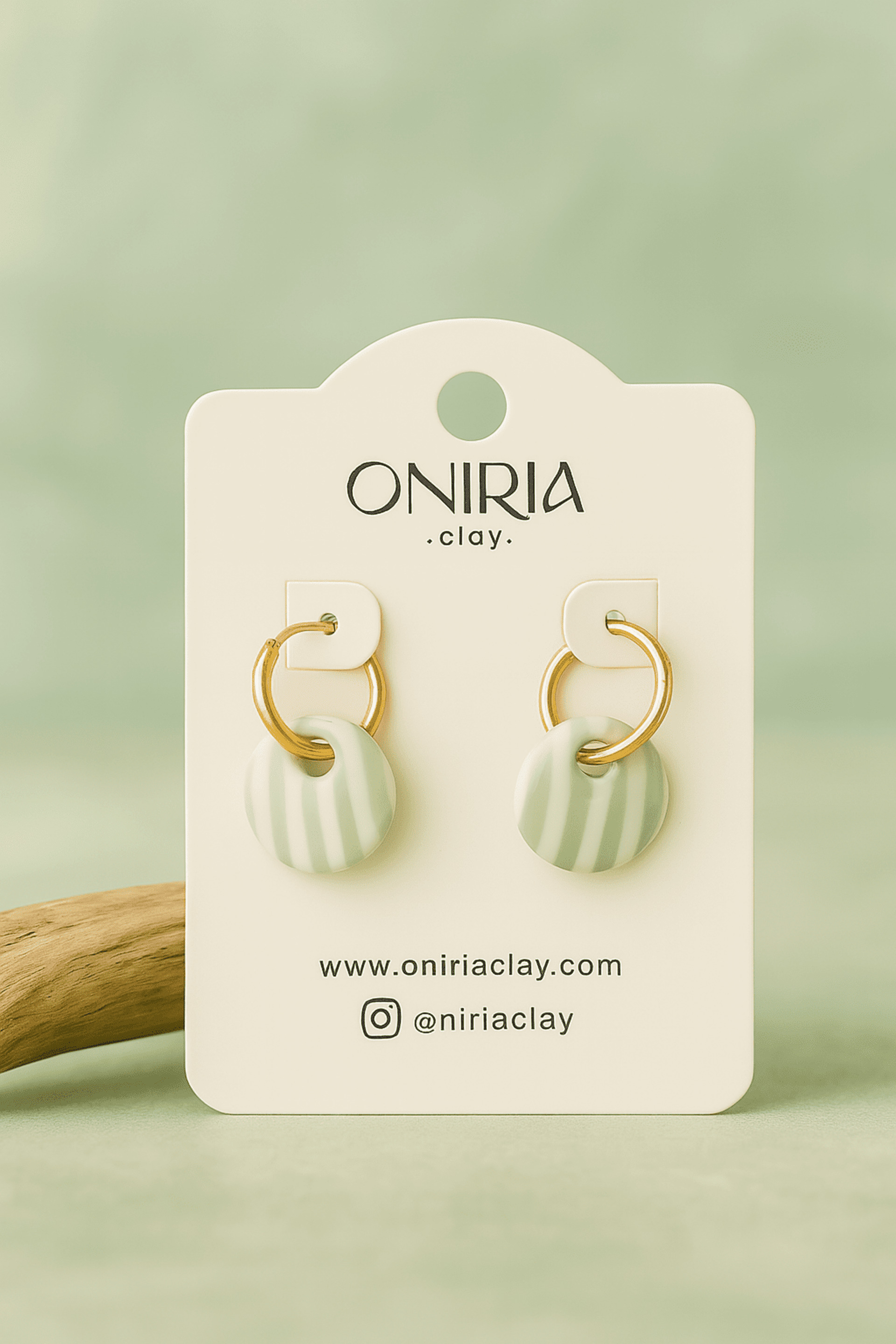 Core rayado verde claro - 1