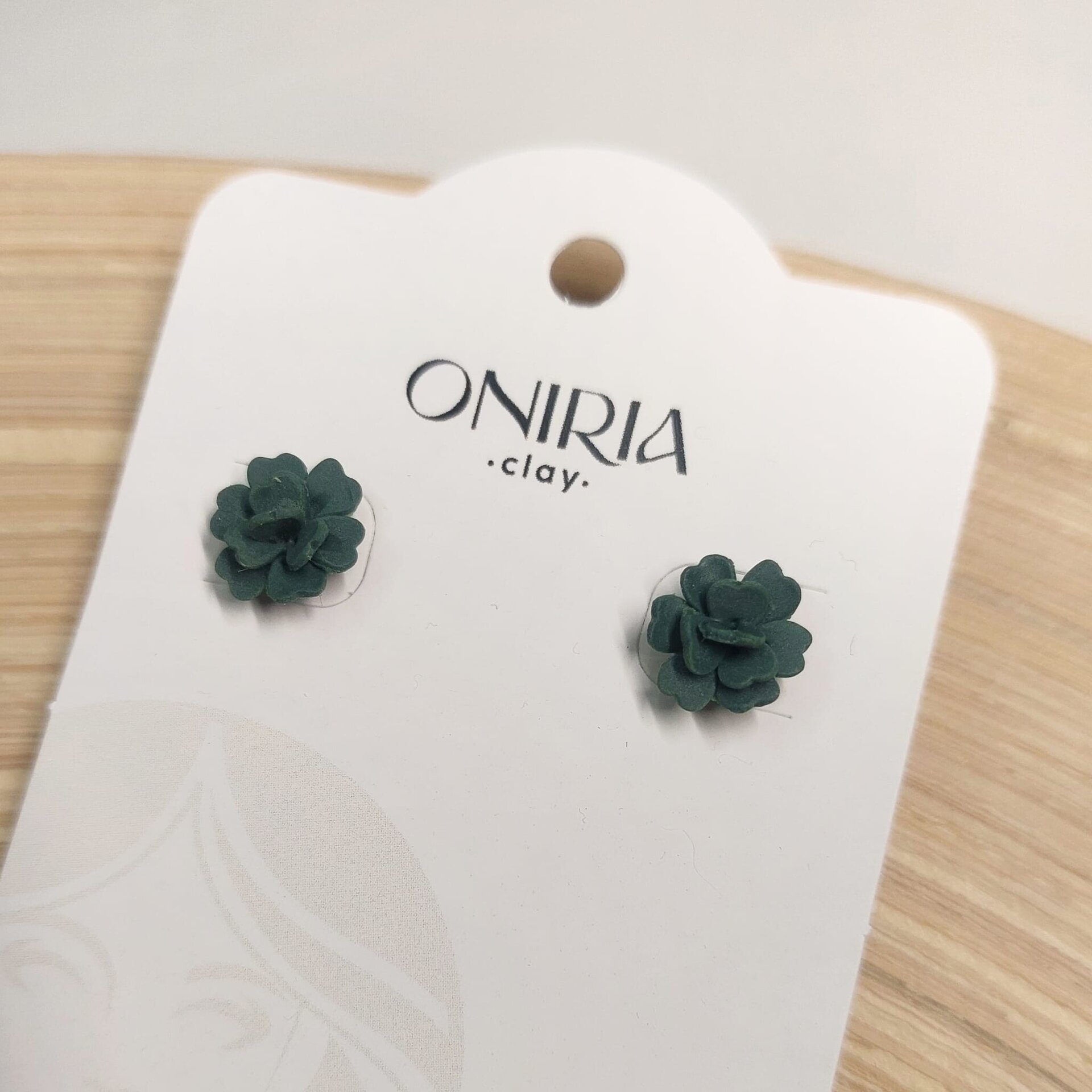 Flor pompon verde - 1