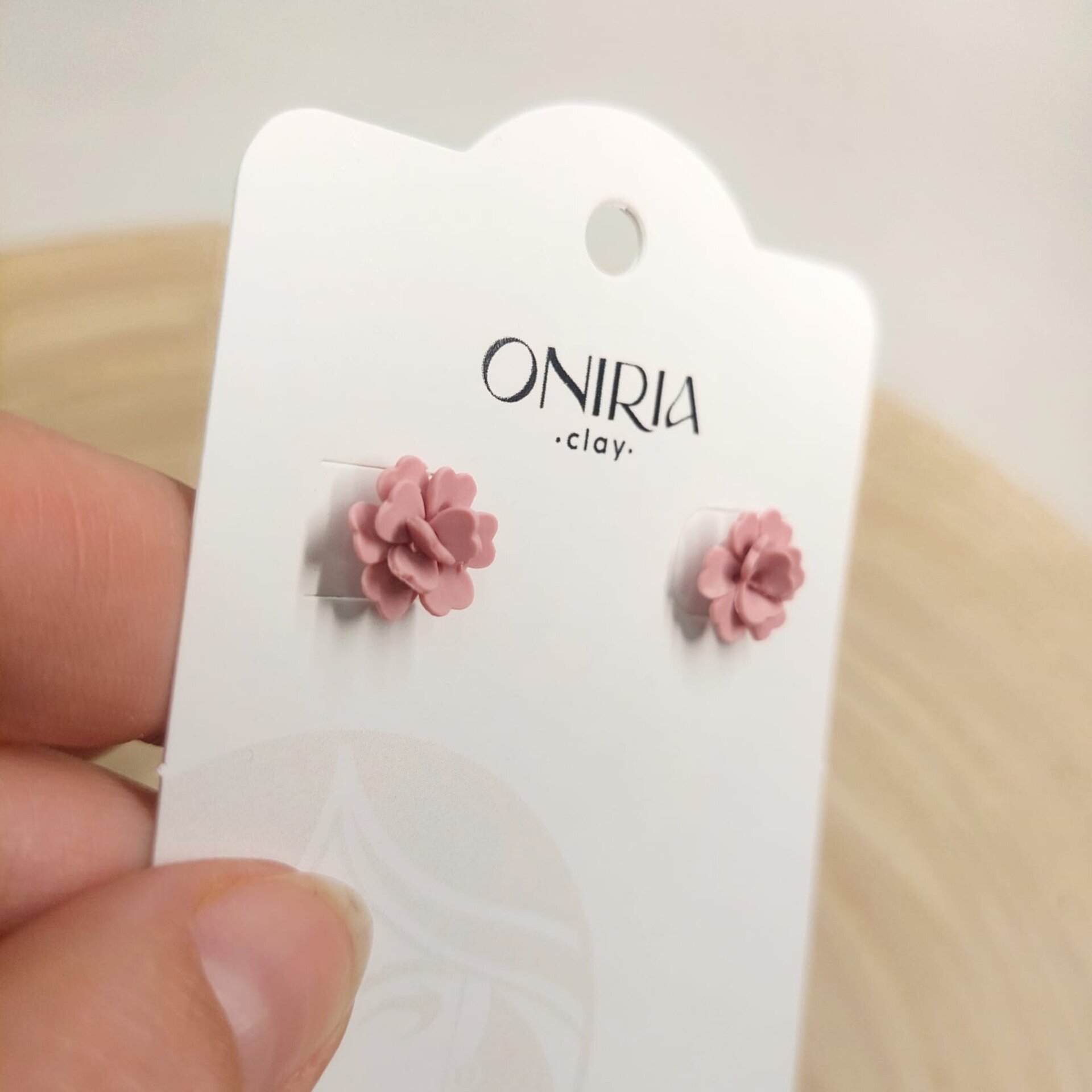 Flor pompon rosa - 2