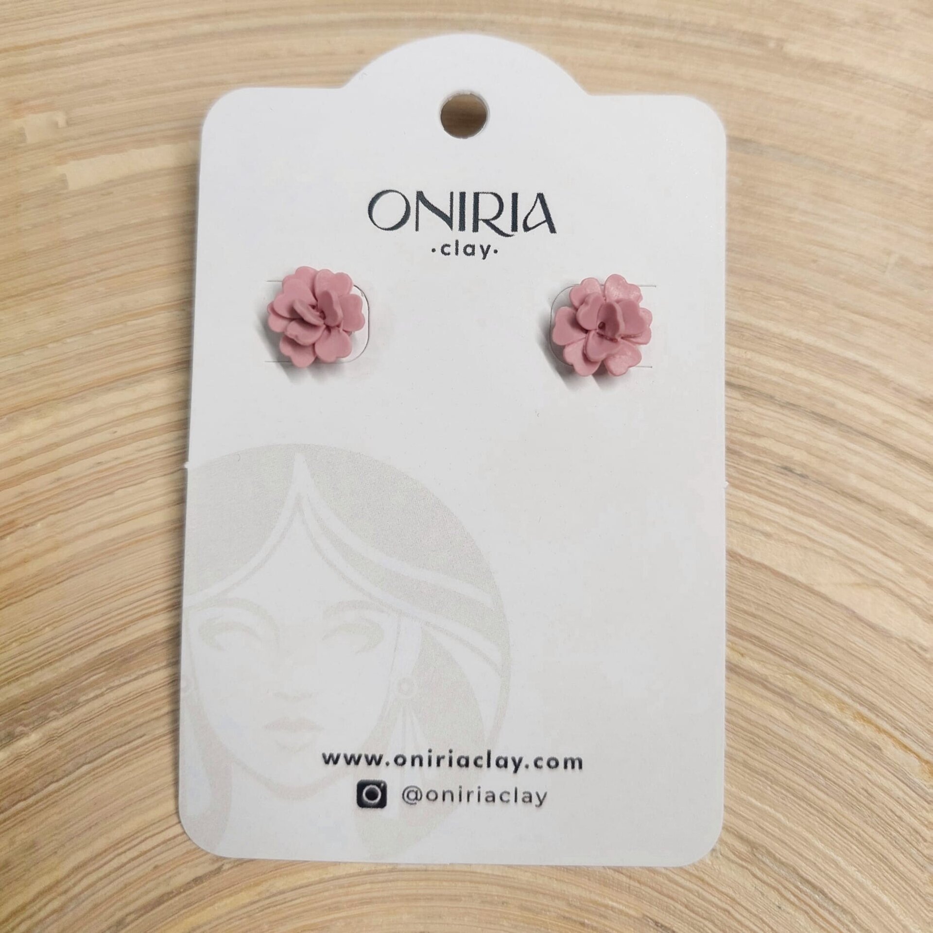 Flor pompon rosa - 3