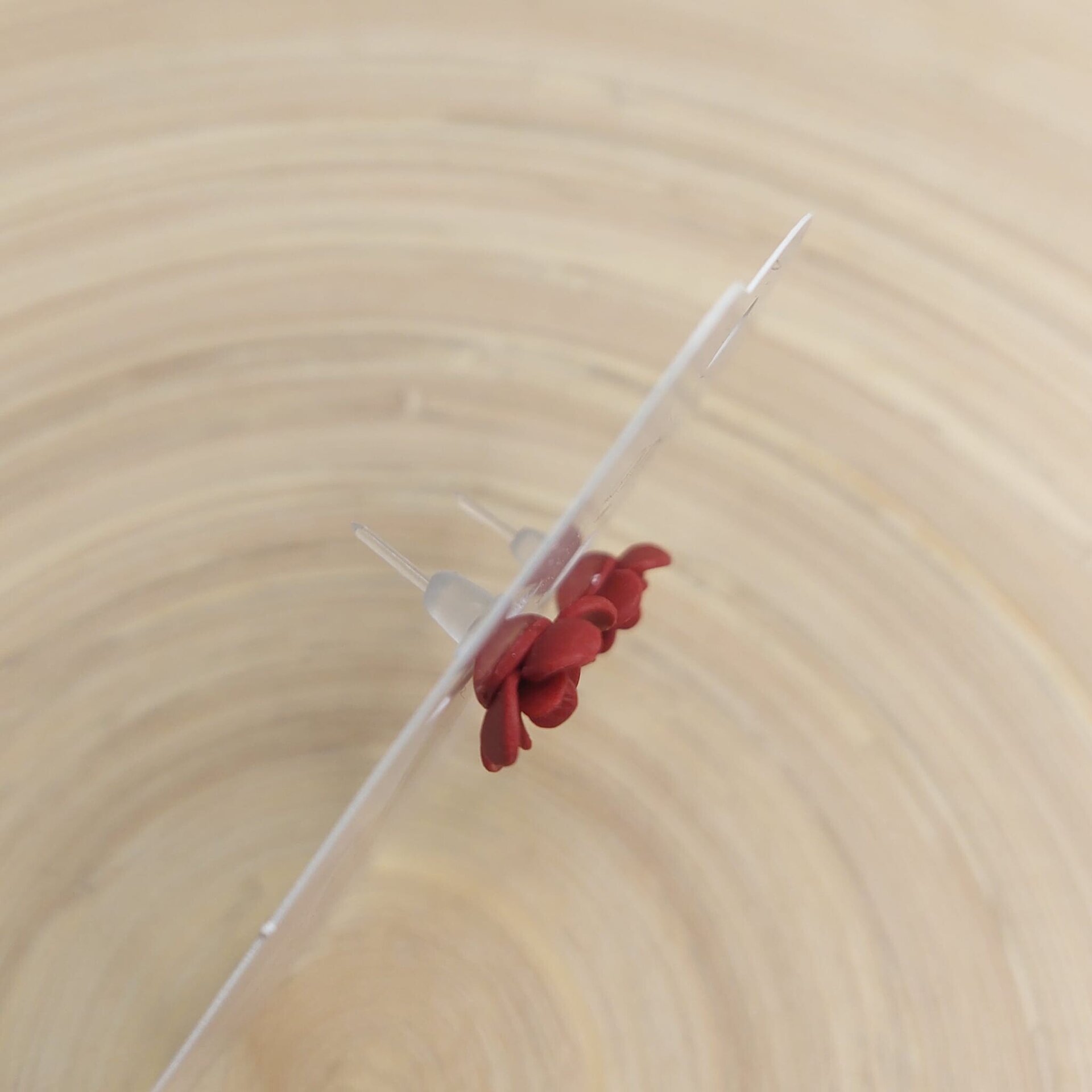 Florecita burdeos - 3